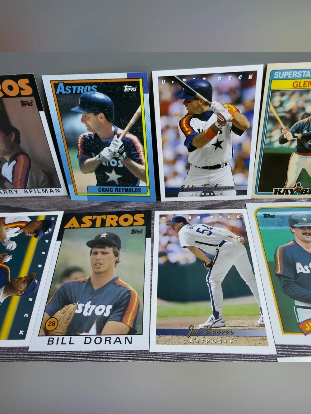 Houston Astros Card Lot of 24 Nolan Ryan Whataburger Hologram +